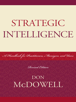 cover image of Strategic Intelligence